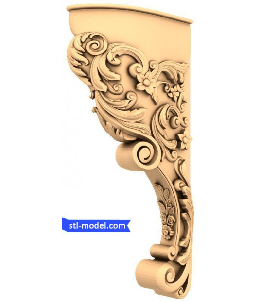 Ornate Floral Corbel