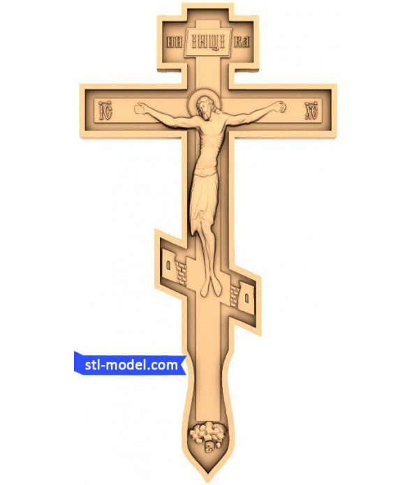 Cross "Crucifixion #15" | STL - 3D model for CNC