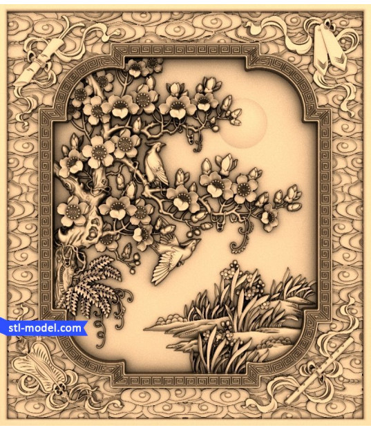 Serene Garden Harmony Panel