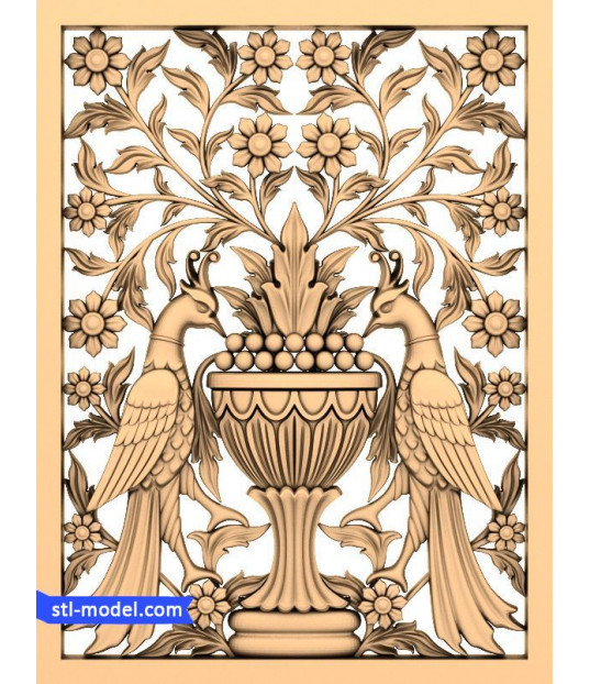 Royal Peacocks Panel