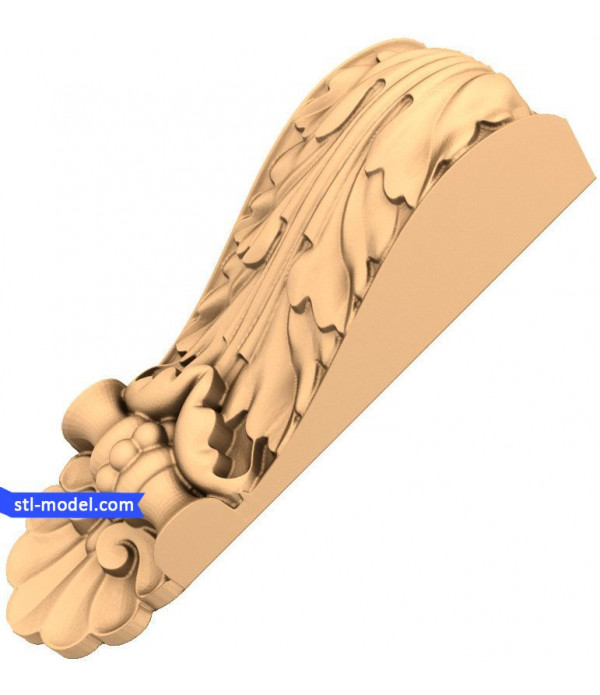Corbel "Corbel #130" | STL - 3D model for CNC