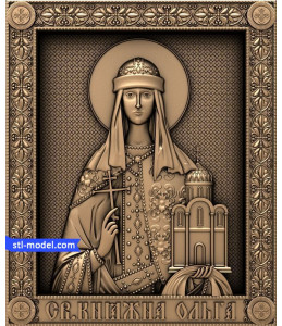 Icon "Saint Olga" | STL - 3D m...