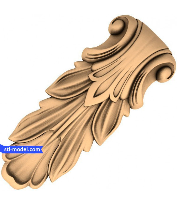 Corbel "Corbel #19" | STL - 3D model for CNC