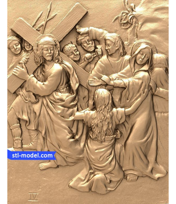 Icon "Execution of Jesus Christ #4" | STL - 3D model for CNC