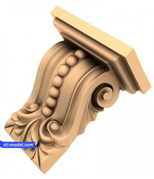 Elegant Volute Corbel