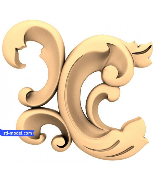 Baroque Swirl Element