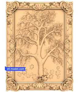 Bas-relief "Tree" | STL - 3D m...