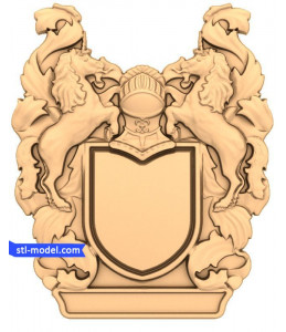 Coat of arms "Knight" | 3D STL...