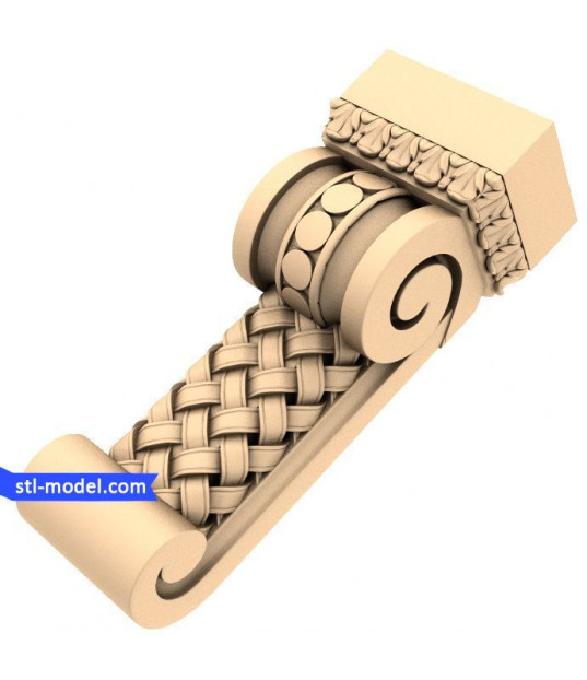 Weave Scroll Corbel