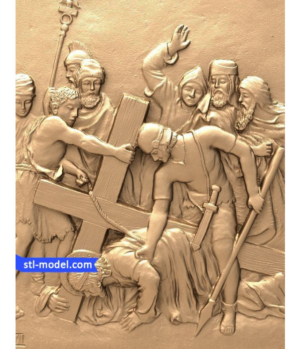 Icon "Execution of Jesus Christ #7" | STL - 3D model for CNC