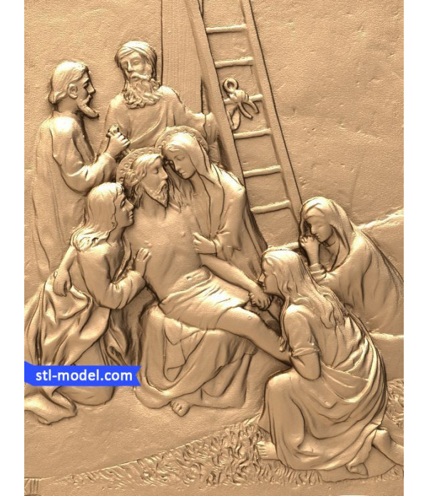 Icon "Execution of Jesus Christ #12" | STL - 3D model for CNC