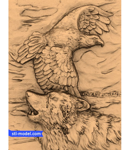 Eagle and Wolf Harmony