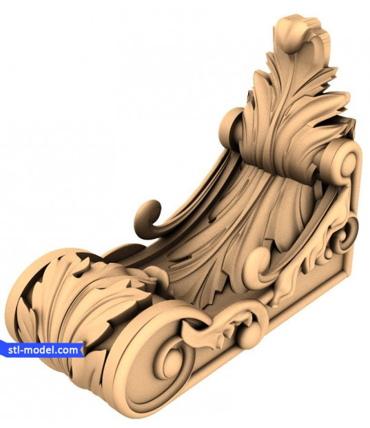Baroque Leaf Corbel