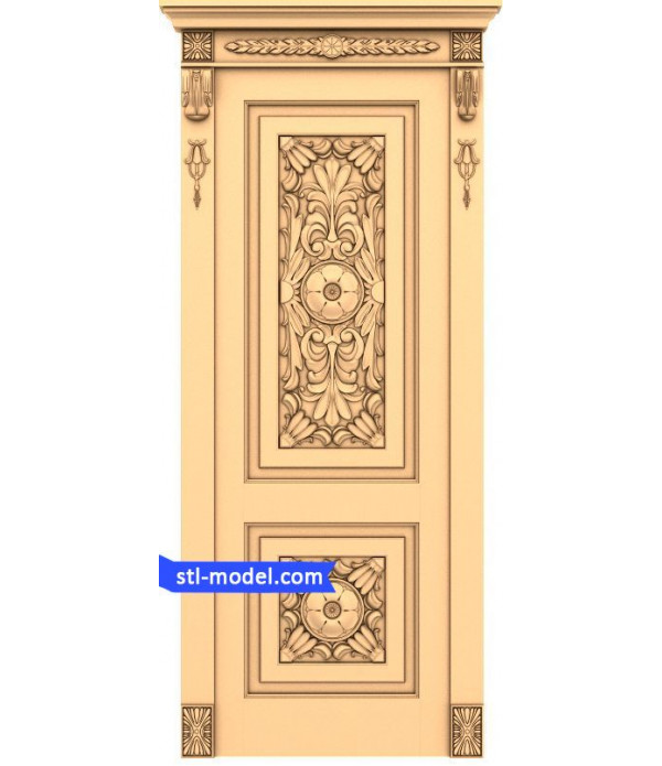 Door "Door #14" | STL - 3D model for CNC