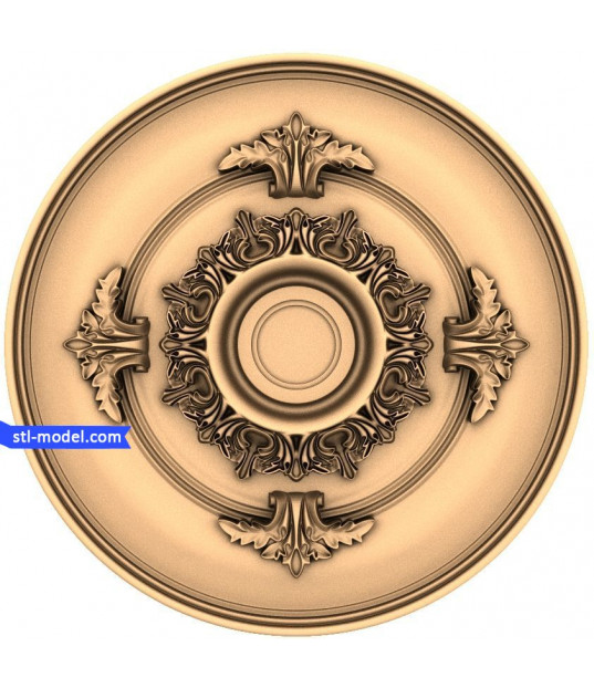Ornate Rococo Ceiling Medallion
