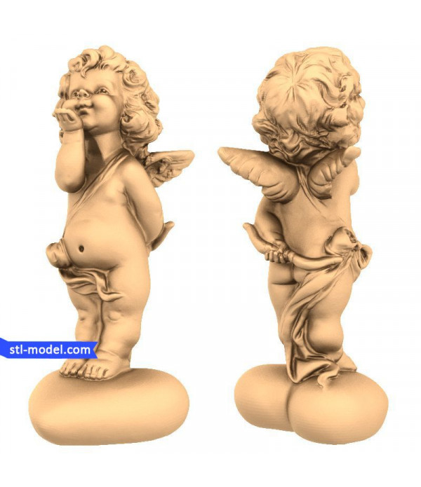 Figurine "angel Cupid (1)" | STL - 3D model for CNC