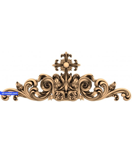 Ornate Floral Cross Accent