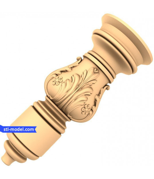 Floral Elegance Baluster