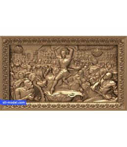 Bas-relief "Feast of the Narts"...