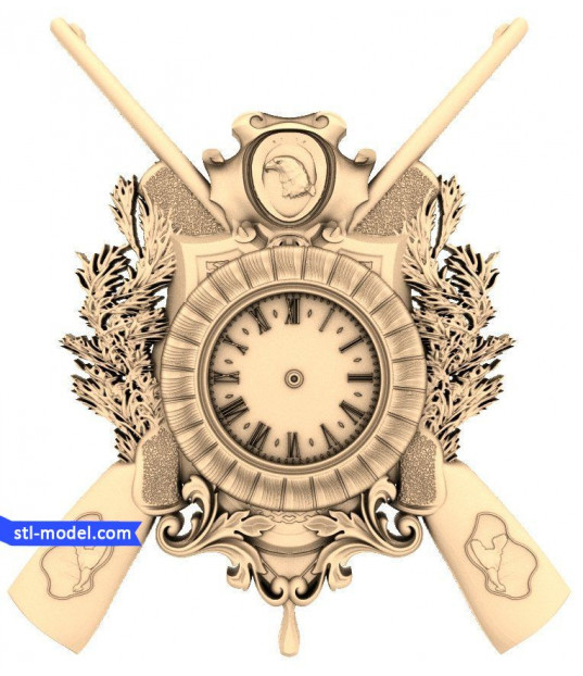 Elegant Hunt Clock Panel