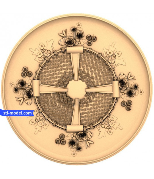 Floral Harmony Relief Panel