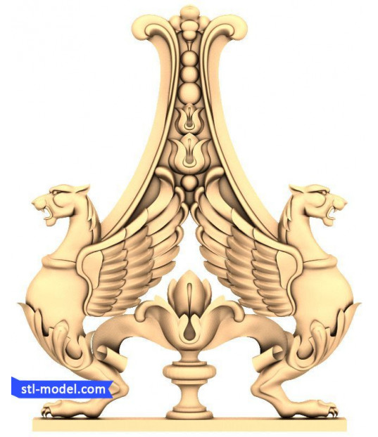 Winged Guardians Carving