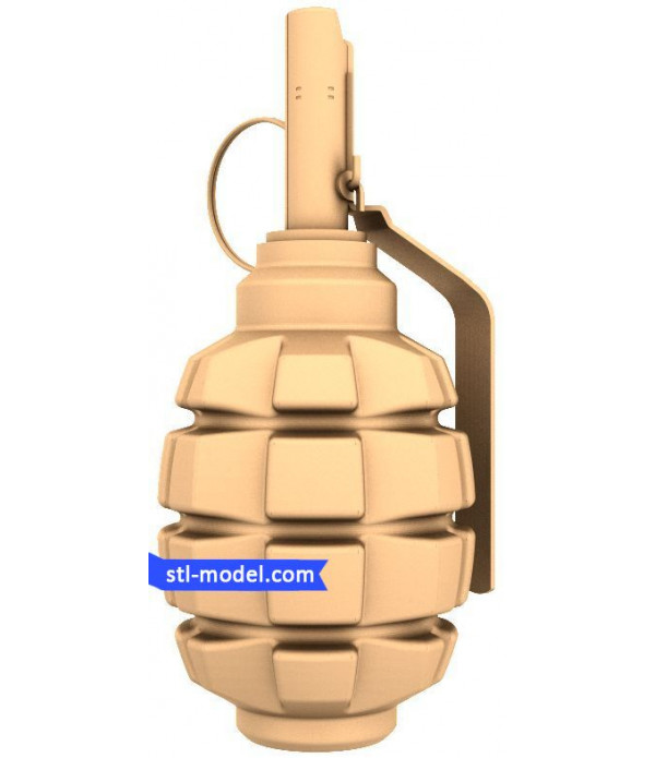 Figurine "Grenade f-1" | STL - 3D model for CNC