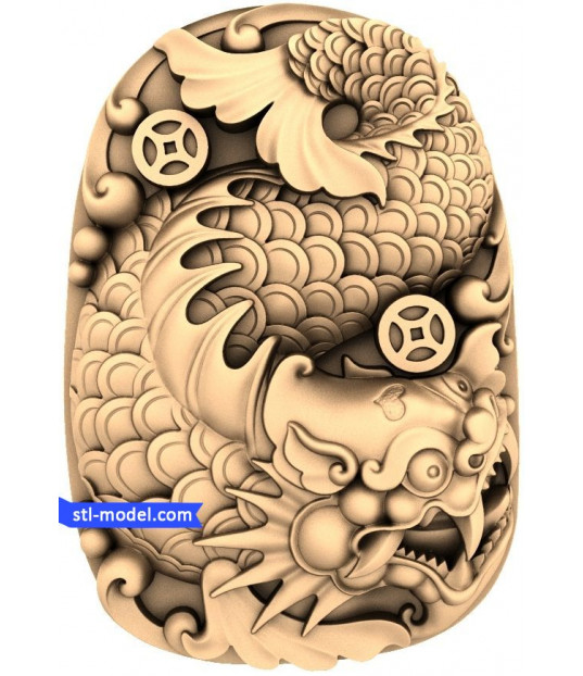 Koi Dragon Harmony