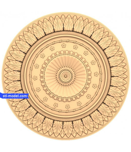 Sunburst Floral Rosette