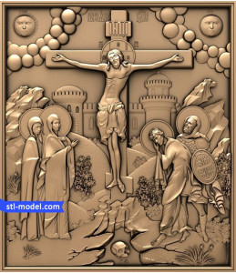 Icon "Crucifixion #10" | STL -...