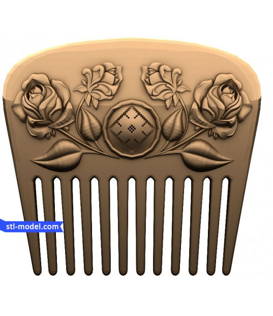 Floral Elegance Hair Comb