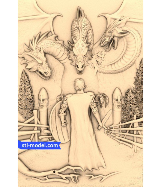 Warrior and Dragons