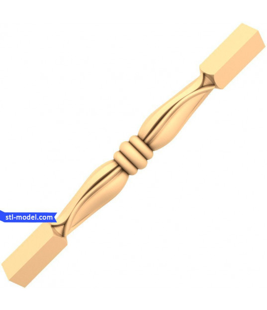 Elegant Scroll Baluster