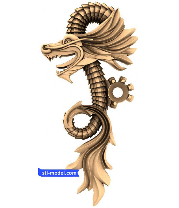 Character "Dragon #3" | STL - 3D model for CNC