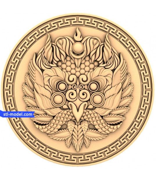 Ornamental Phoenix Medallion