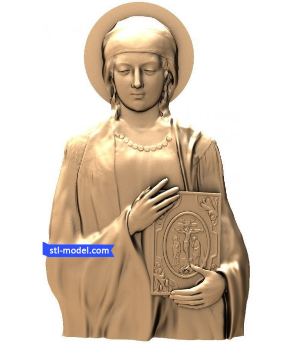 Icon "Saint Anastasia #2" | STL - 3D model for CNC