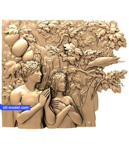 Bas-relief "Adam and eve" | ST...