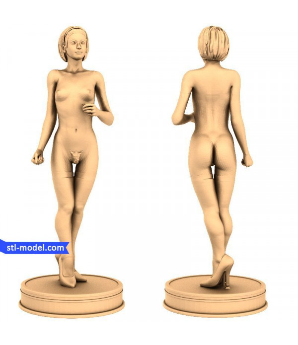 Statuette "Naked girl" | STL - 3D model for CNC
