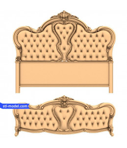 Furniture "Bed #3" | STL - 3D ...