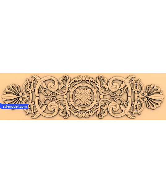 Baroque Flourish Panel