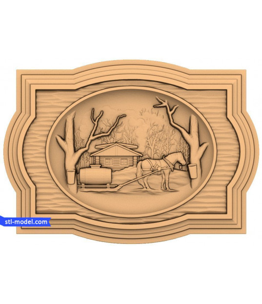 Rustic Winter Scene
