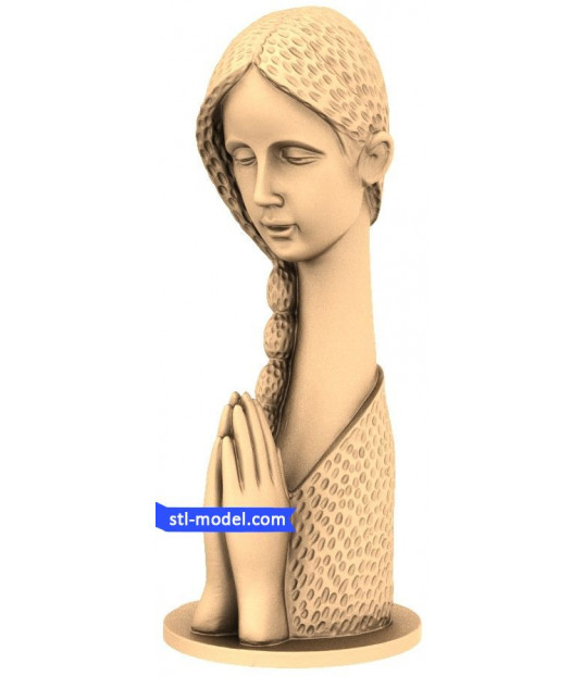Serene Prayer Figure