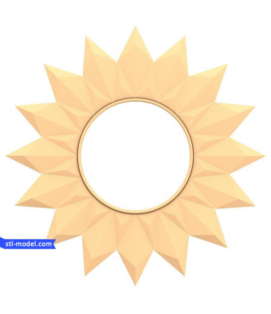 Sunburst Mirror Frame