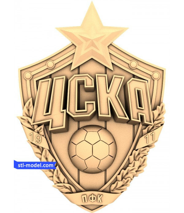 Coat of arms "CSKA" | STL - 3D model for CNC