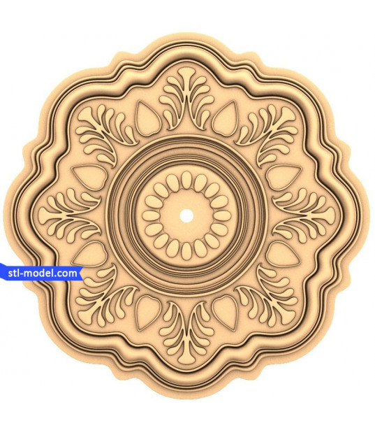 Baroque Leaf Medallion