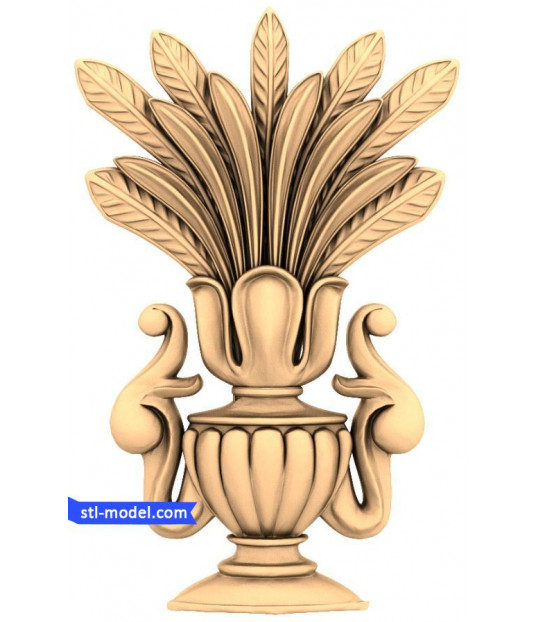 Floral Crest Vase