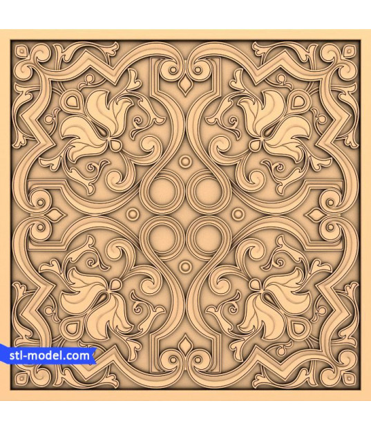 Ornamental Harmony 3D Panel