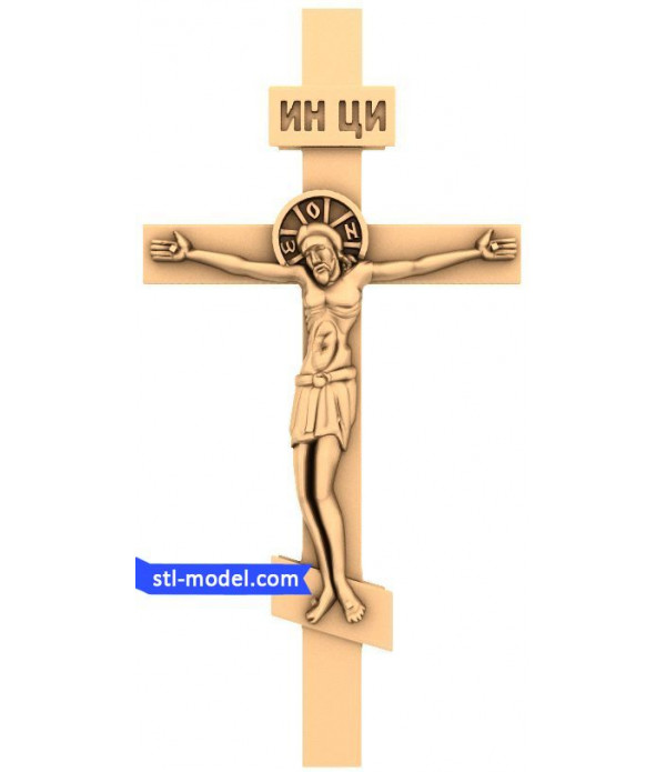 Cross "Crucifixion #11" | STL - 3D model for CNC