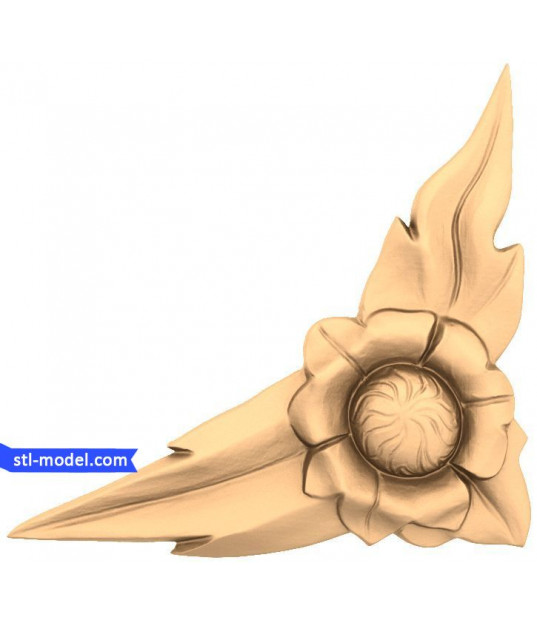 Floral Elegance Corner Ornament