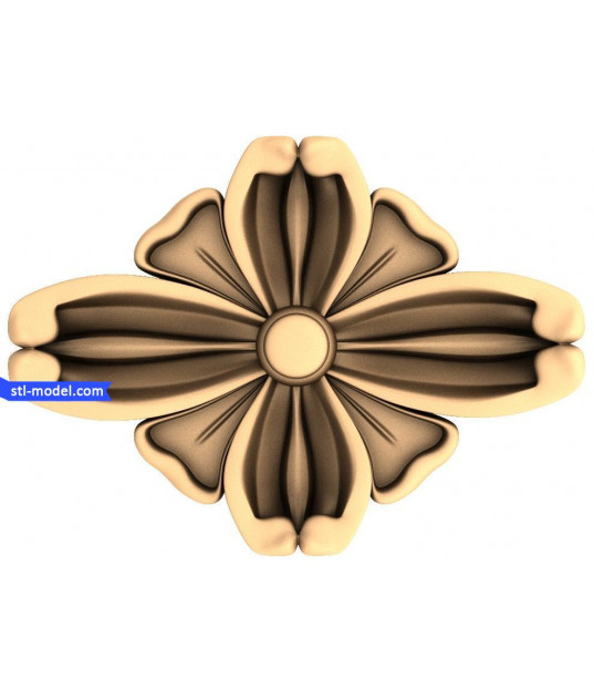 Floral Harmony 3D Relief